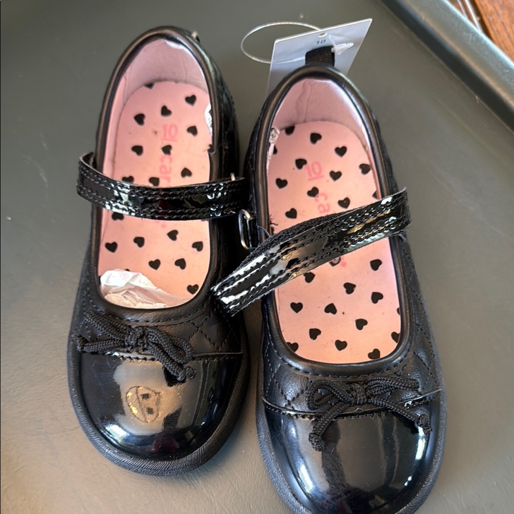 Carters Black Mary Jane Kids Patent Shoes